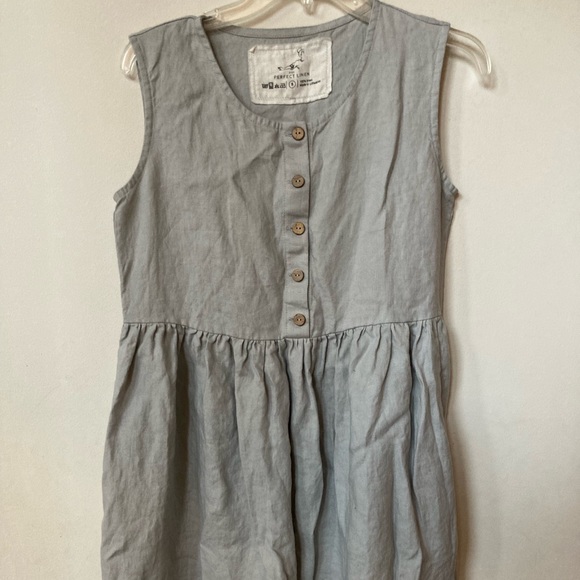 Not perfect linen NPL mama dress. New. Size small - Picture 1 of 3